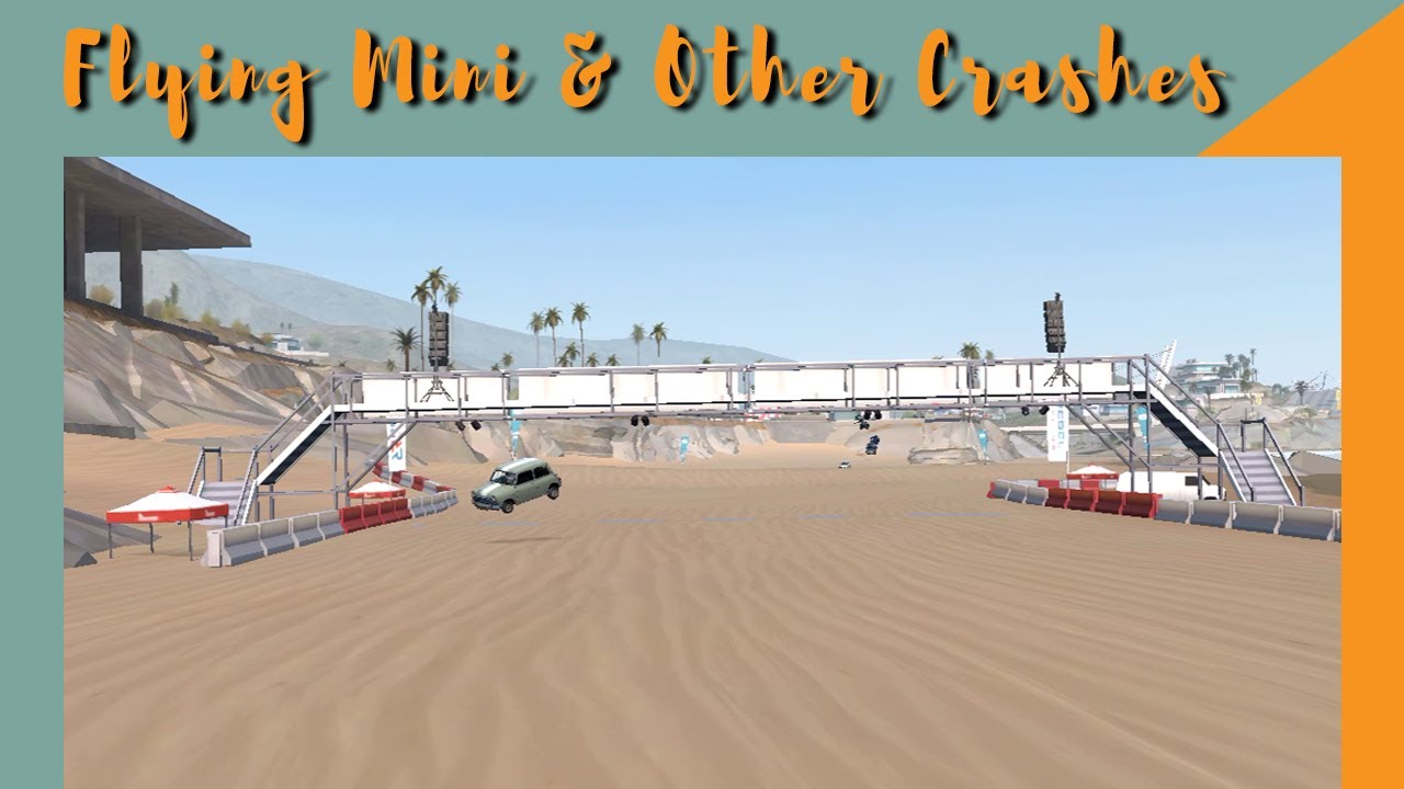 Flying Mini & Other Crashes in Rebel Racing