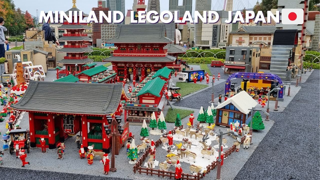 Japanese Landmarks in LEGO FORM - Miniland at Legoland Japan