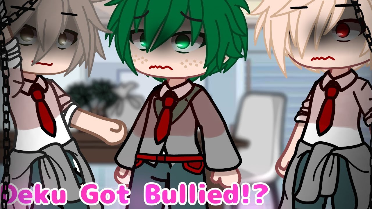 Deku Got bullied!? // Bakudeku // overprotective bakugou au?? 😨