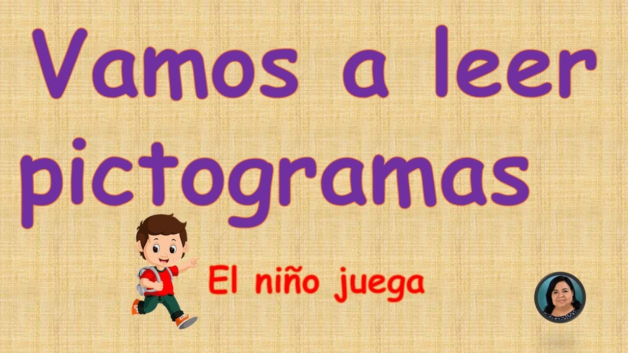 Vamos a leer pictogramas hoy toca leer: El niño juega,