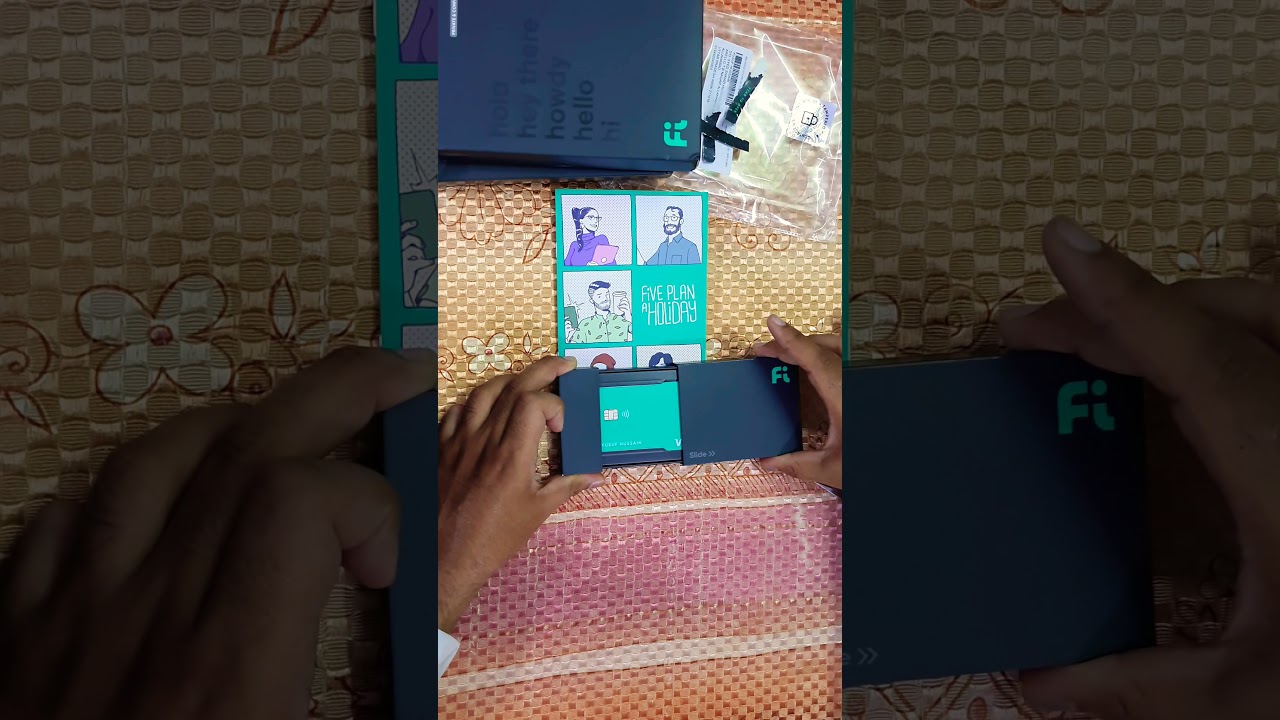 Fi debit card unboxing