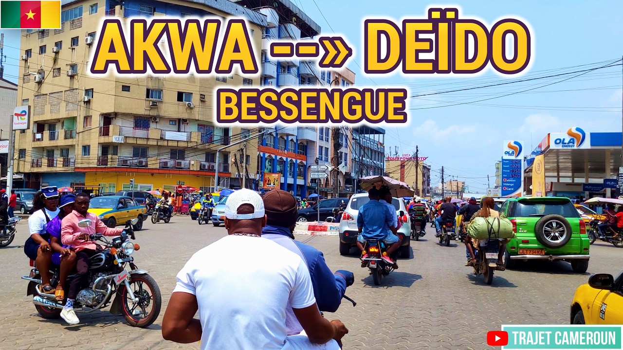 Visitons Douala, de AKWA à Deïdo par Bessengue !