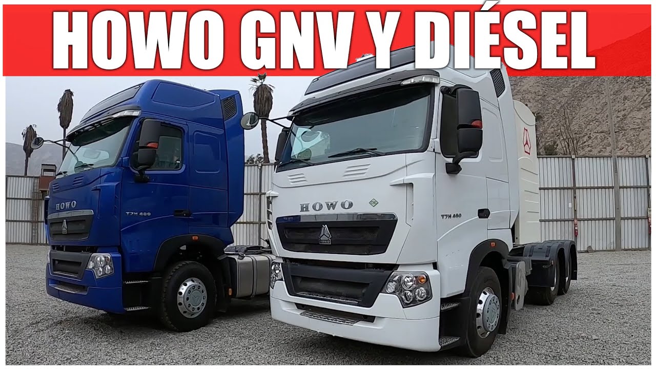Tractos Sinotruk Howo T7H 460 HP GNV y Howo T7H 480 HP Diésel | Camiones Chinos Perú