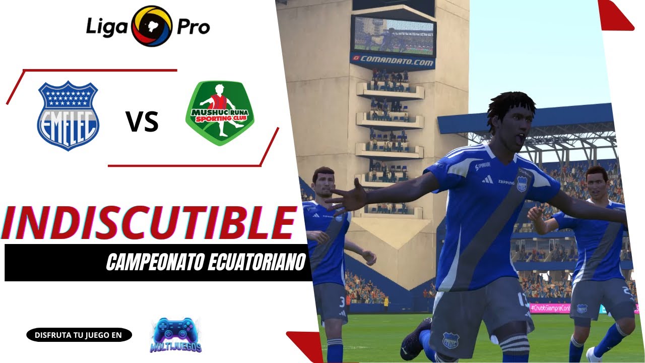 ¿EL BOMBILLO ESTÁ DE REGRESO? ⚡️Emelec vs Mushuc Runa | Goleada en el Capwell! 🏟️ Liga Pro PES 2017🔥