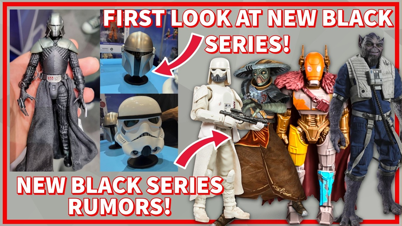 HUGE Black Series News! Zeb, Embo, & Snow Trooper Rumored! First look At New Black Series & More!