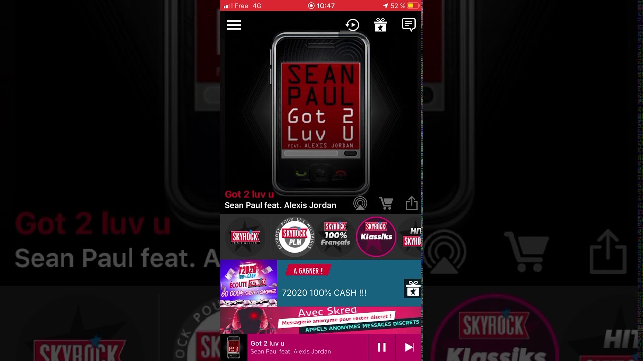 Sean Paul Feat. Alexis Jordan - Got 2 Luv u (version Skyrock)