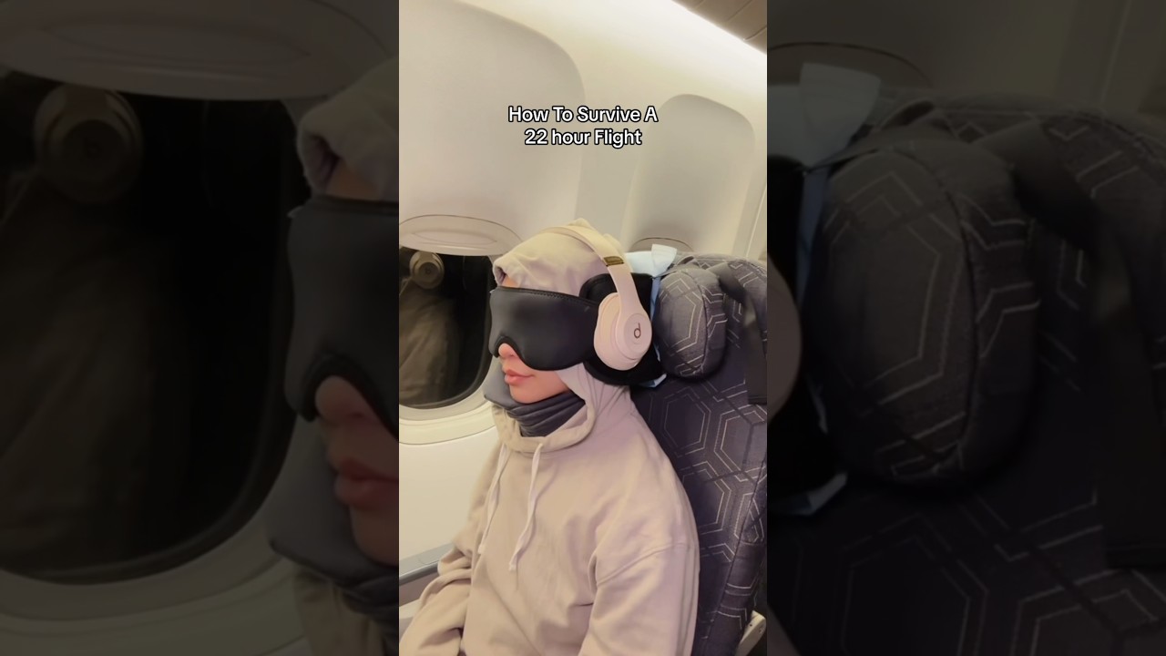 Как пережить 22-часовой перелет ✈️ единственный способ проспать 8 часов подряд
