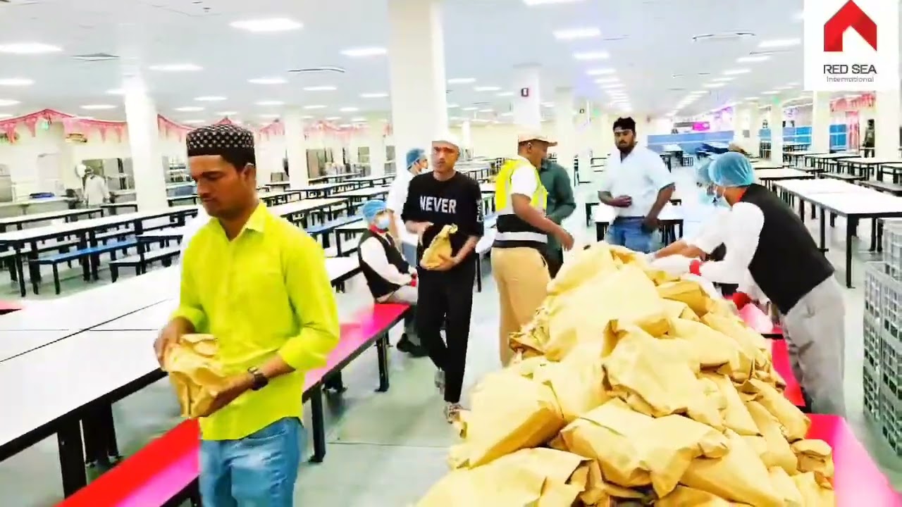 Red Sea International Company TRSDC CAMP (A) FIRST RAMADAN IFTAR TIME  #Red_Sea_International