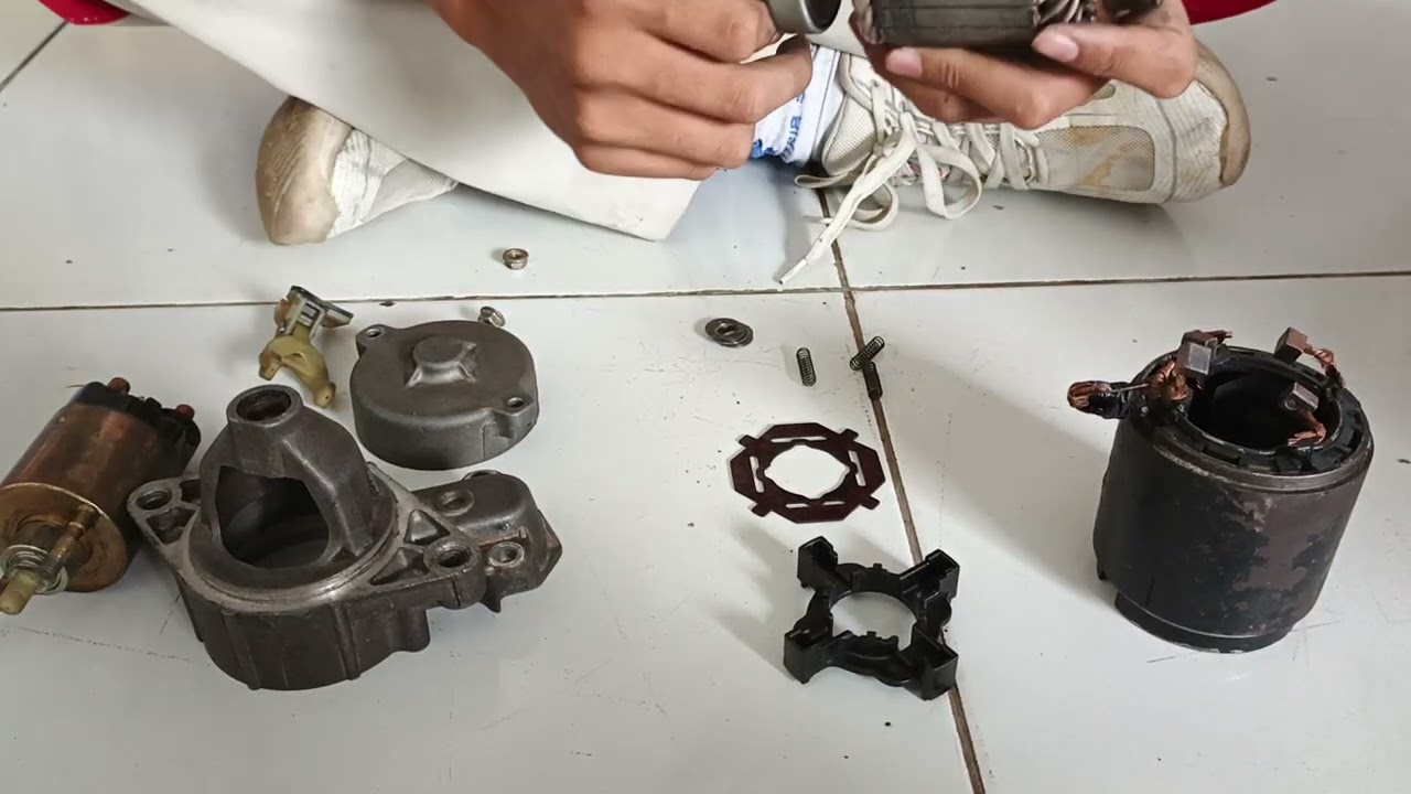 JENIS-JENIS KOMPONEN STARTER BESERTA FUNGSINYA, SERTA PERAKITANNYA