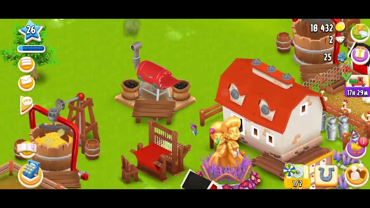 Hay day but I'm level 26!!!! (Pt 16)