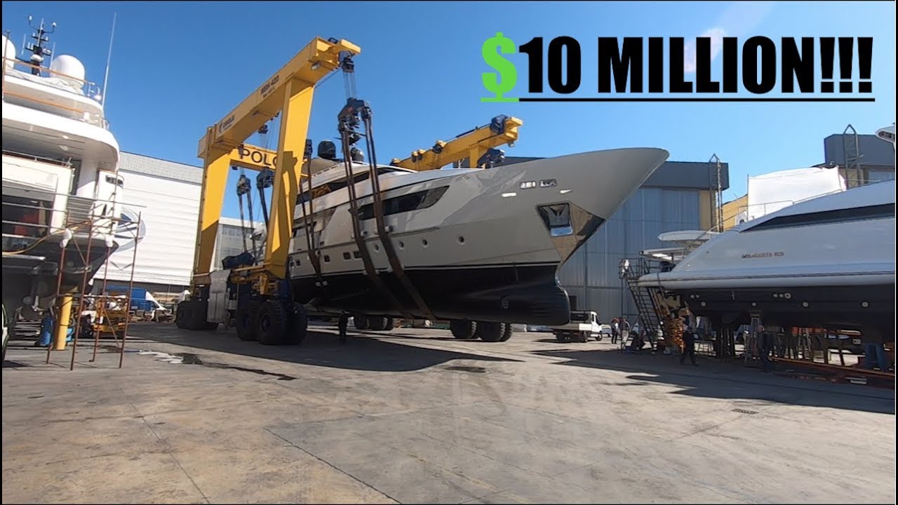 $10 MILLION LUXURY YACHT LAUNCH (Captain's Vlog 61)