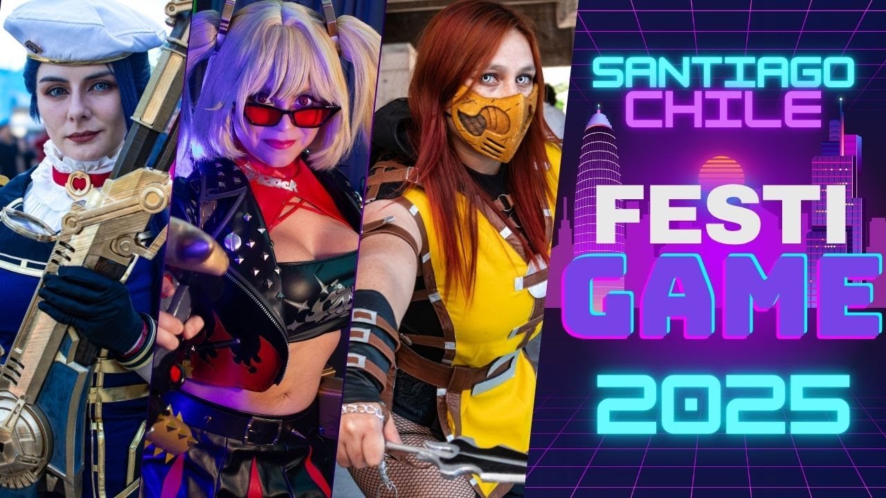 FESTIGAME 2025 Сантьяго | Косплей, музыкальный клип, лучшие костюмы, аниме, игры