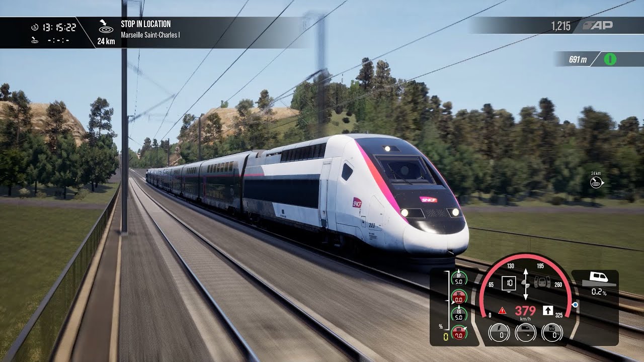 380 Kmph Record , Double Decker Bullet train , Long distance High speed | Fastest route of TSW3 #tgv
