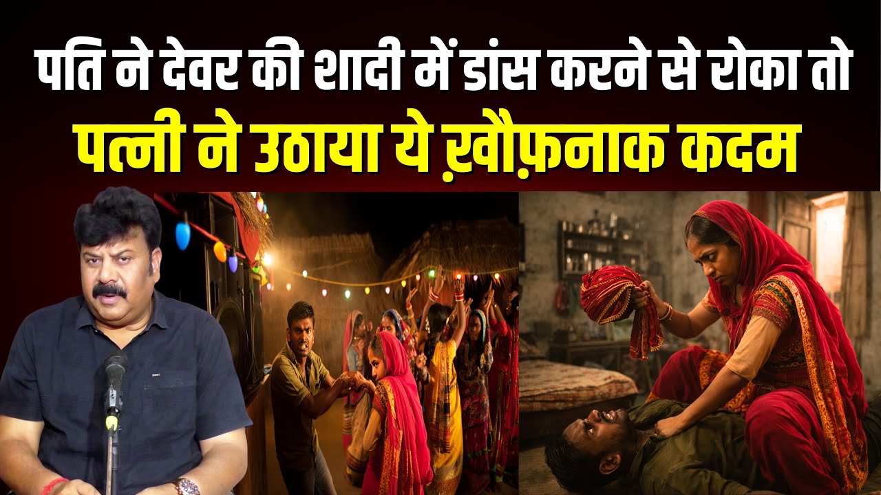 पति ने देवर की शादी में डांस करने से रोका तो पत्नी ने उठाया ये ख़ौफ़नाक कदम !! #cblive 