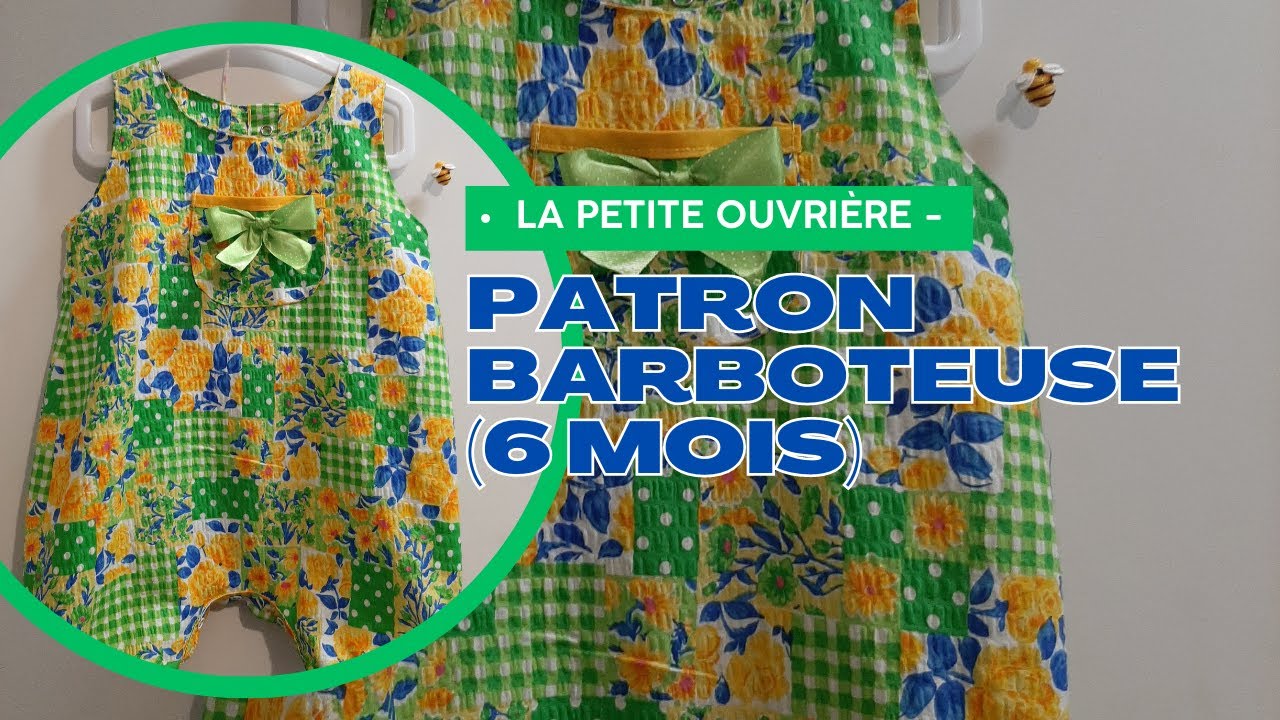[PATRON] Comment coudre une barboteuse (6mois)