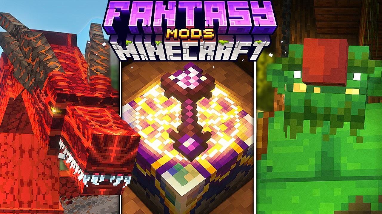 TOP 20+ Minecraft Fantasy & Magic Mods | Forge/Fabric 1.20.1/1.21.1