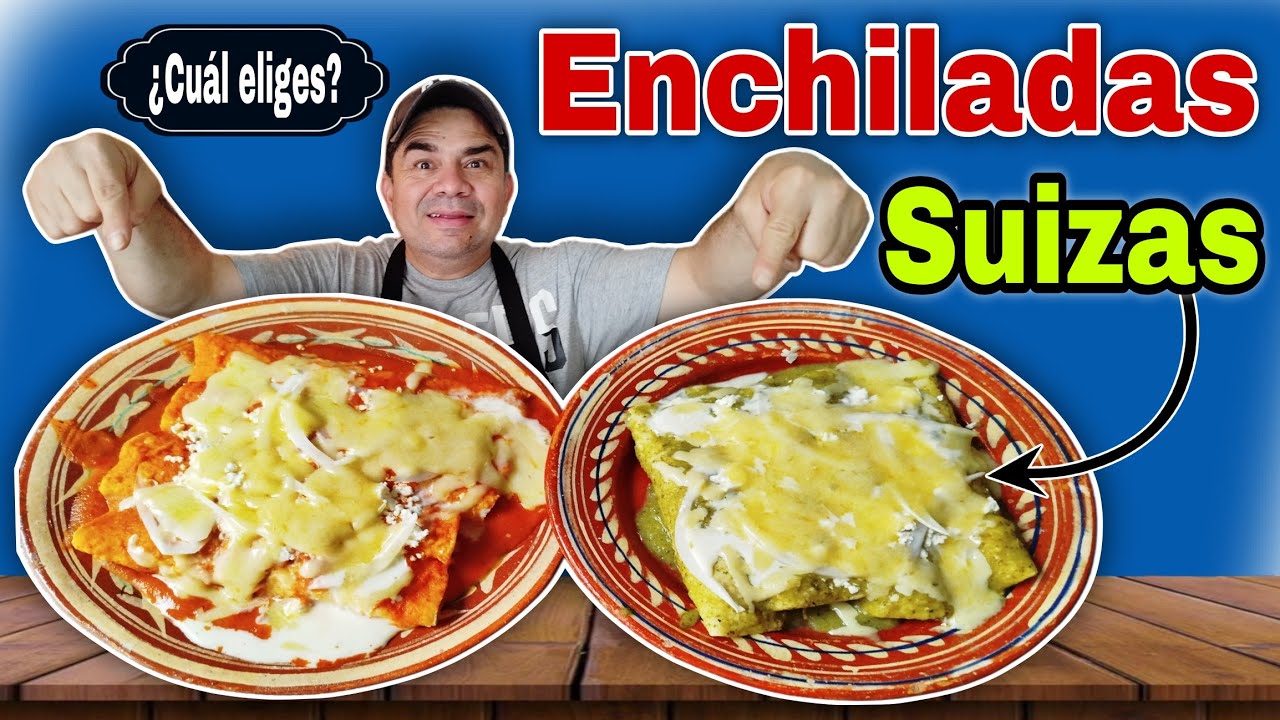 ¿Verdes o Rojas? Estas Enchiladas Suizas te van a enamorar 😍🧀