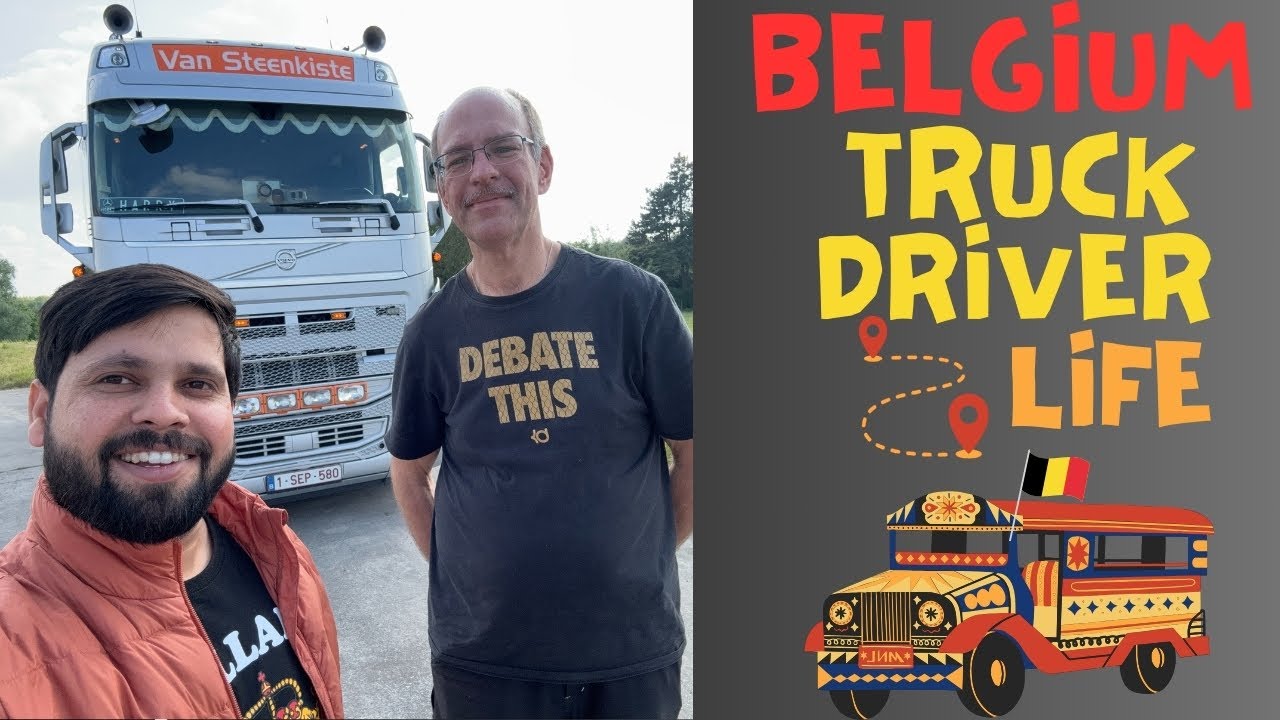 Belgium Truck Driver Life | Europe Truck Driver| Truck Driver Vlog | Truck Driver Life