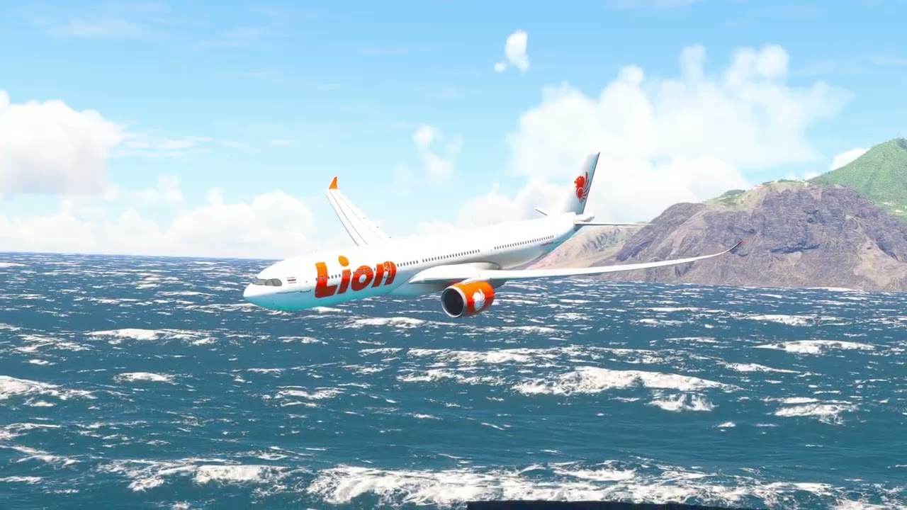Rare & Crazy! Lion Air A330-900 Emergency Takeoff from Saba Airport | MSFS 2020