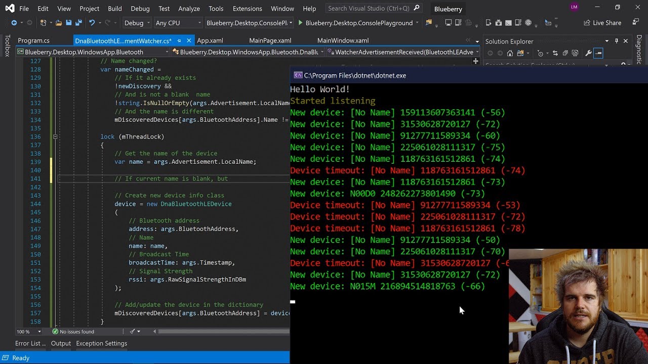 Discovering Bluetooth Devices BLE in C# and .Net Core