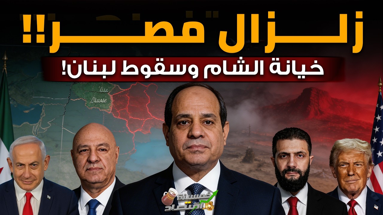 زلزال مصر وخيانة الشام..لبنان تنفجر خلال ساعات والسيسي يُرسل رجاله..كواليس المصيدة وضرب غاز المتوسط!