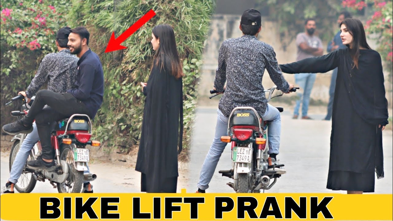 Bike Lift Prank With a Twist@crazycomedy9838