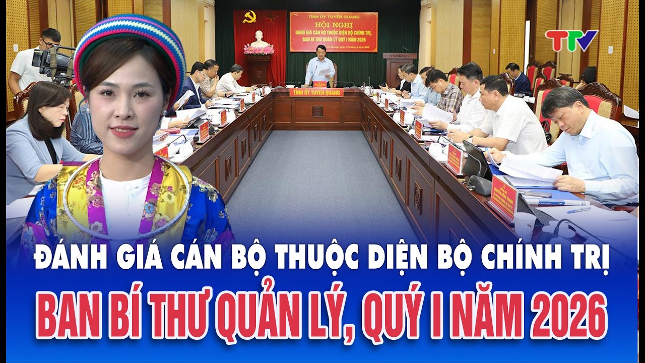 Thời sự trưa 13/3/2026| Hội nghị đánh giá cán bộ thuộc diện Bộ Chính trị, BBT quản lý quý I/2026