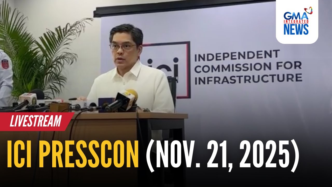 ICI press briefing (Nov. 21, 2025) | GMA Integrated News