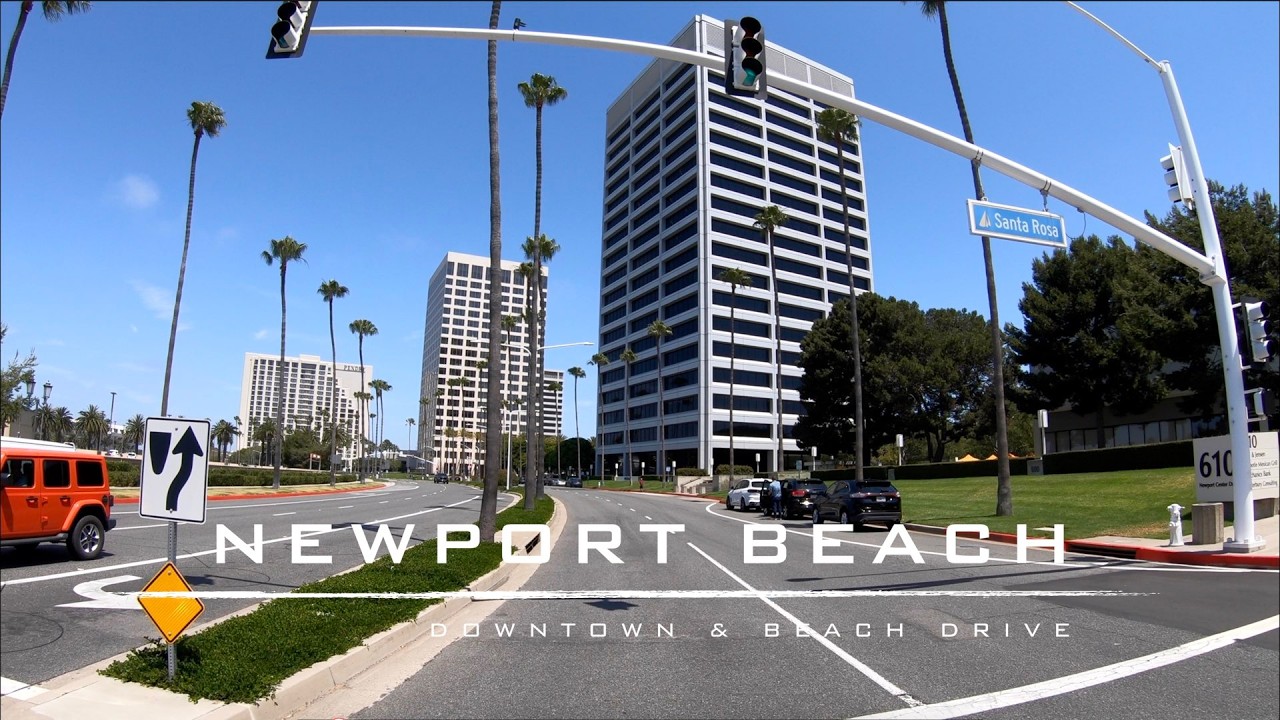 Newport Beach, California | 4K Street View Drive Tour