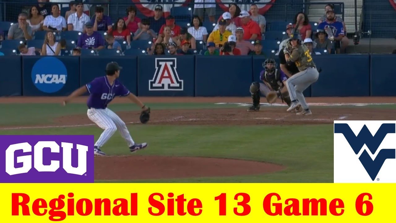 Grand Canyon vs West Virginia Baseball Highlights, 2024 NCAA Regional Site 13 Game 6