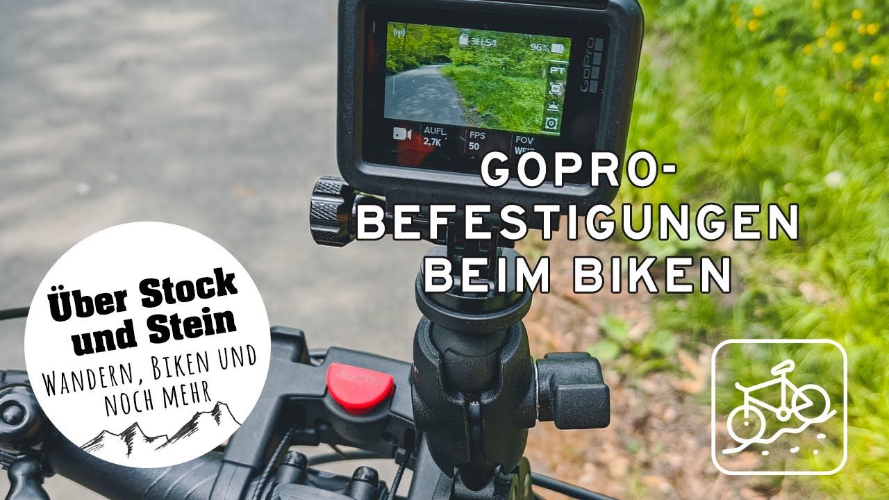 GoPro-Befestigungen beim Biken