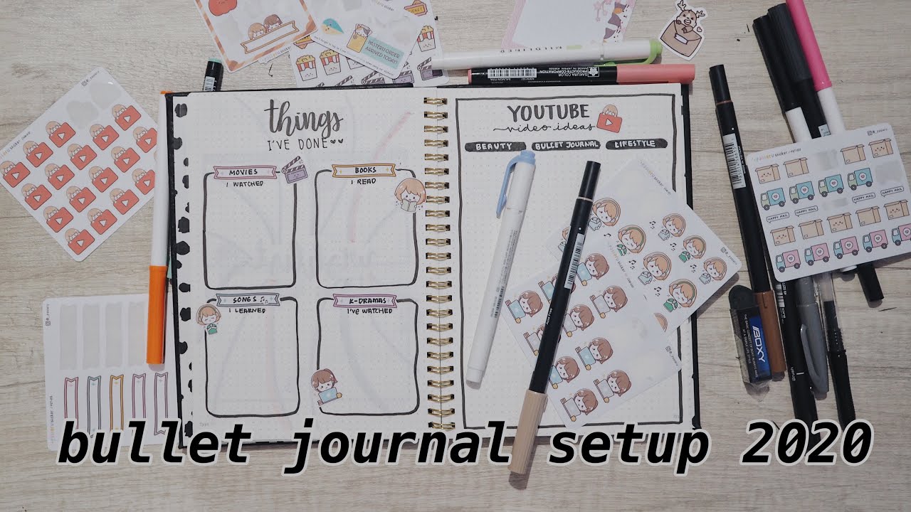 BULLET JOURNAL SETUP 2020 INDONESIA | Devita Lesmana