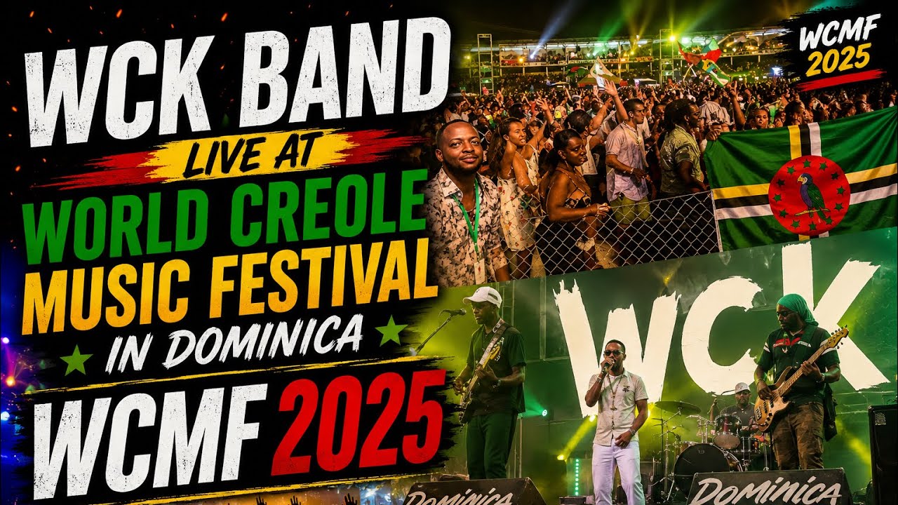 WCK Band at World Creole Music Festival in Dominica | WCMF 2025| CranberryTV 