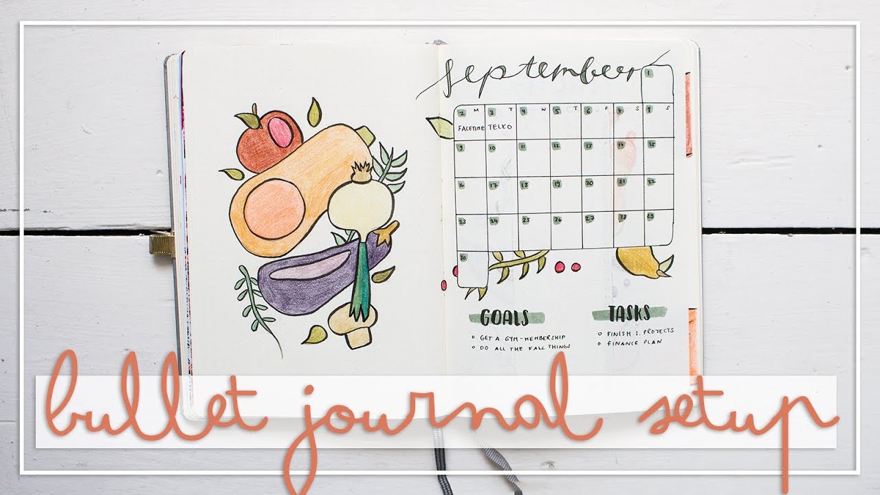 PLAN WITH ME | September 2019 | BULLET JOURNAL Setup