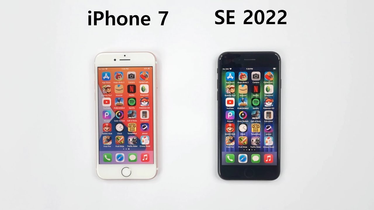 iPhone 7 vs iPhone SE 2022 - SPEED TEST!