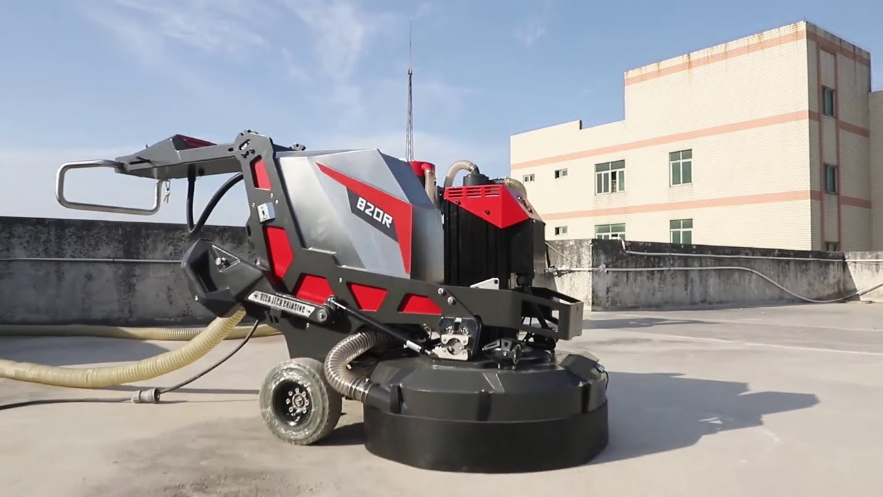 HTG-820RC: Remote-Controlled Concrete Floor Grinder for Precision & Efficiency
