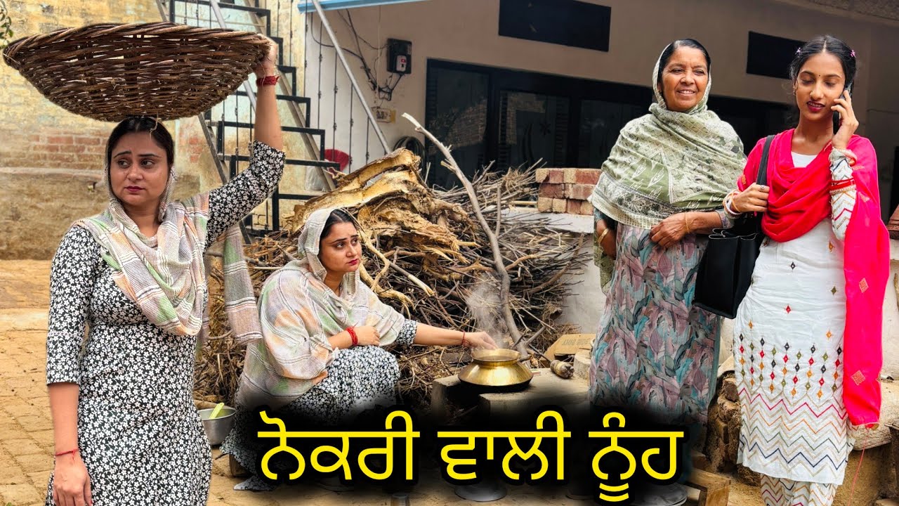 ਨੋਕਰੀ ਵਾਲੀ ਨੂੰਹ।Nokri wali nuhh।PUNJABI SHORT MOVIE 2024।New punjabi natak 2024@PaLiLovers