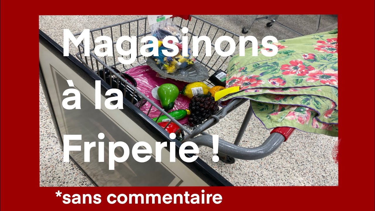 Détente musicale en magasinant des articles usagés #friperie #goodwillthriftstore #nocommentary