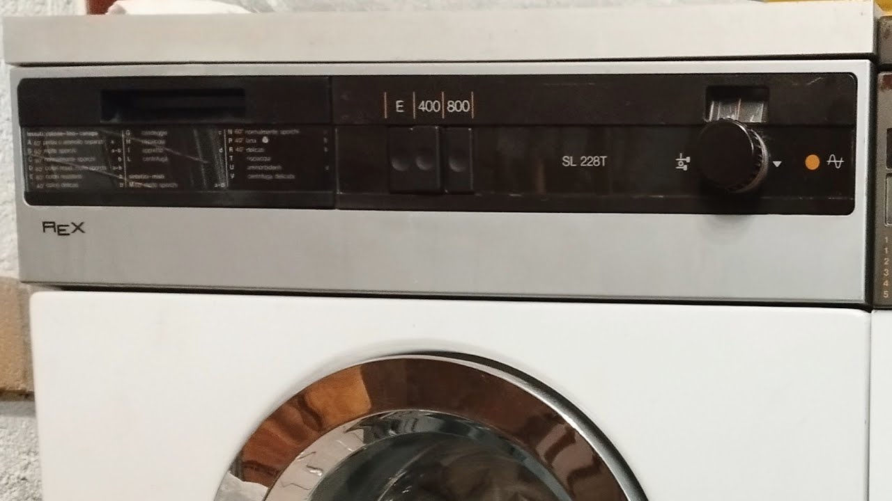 ZANUSSI REX  SL228T   Cottons wash