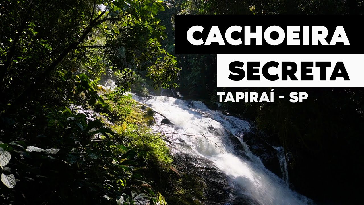 SURREAL CACHOEIRA ESCONDIDA em TAPIRAÍ - SP