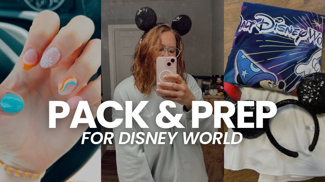 PACK & PREP FOR DISNEY WORLD!! 🏰 outfit planning, packing & shopping for wdw 2024