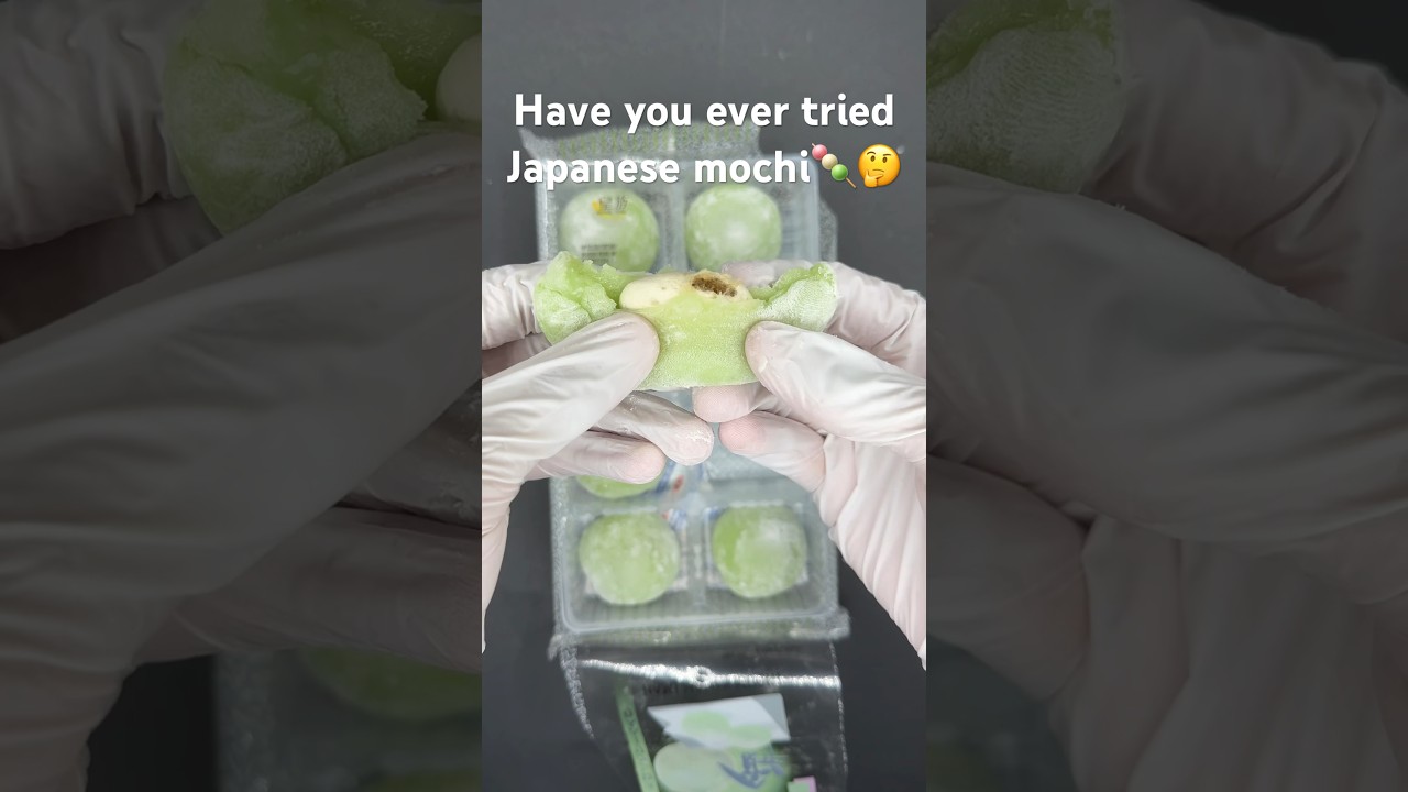 Have you ever tried authentic Japanese mochi🍡🤔