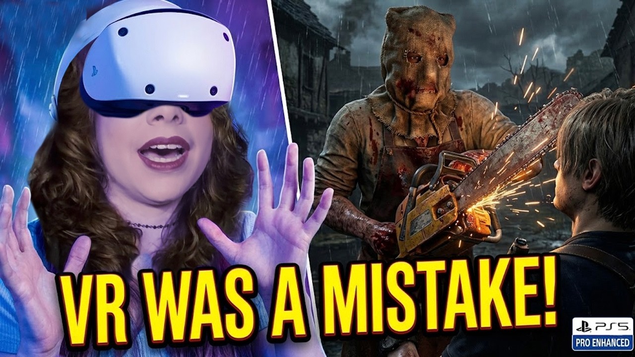 I Survived Original RE4. Can I Survive the Remake in VR? 🥽 (PS5 Pro)