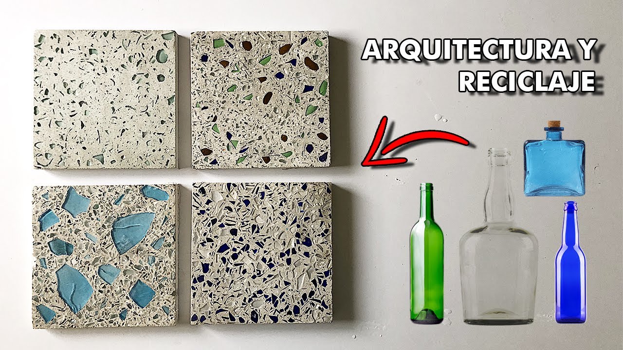 Así se hace el terrazzo con vidrio reciclado para tus proyectos DIY