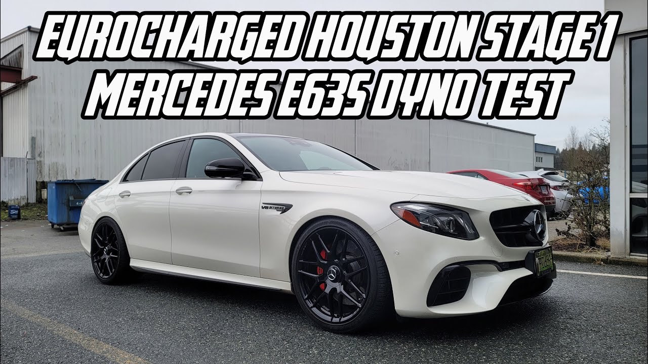Mercedes E63S Eurocharged Houston Stage 1 Dyno Test