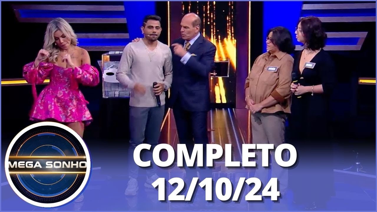 EVONEY FERNANDES E LIZIANE GUTIERREZ  NO 'MEGA SONHO' - 12/10/24 | COMPLETO