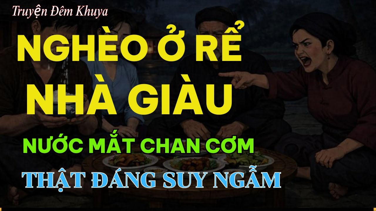 30 Phút Nghe Đọc Truyện Đêm Khuya Giúp Ngủ Ngon Tới Sáng: Nghèo Ở Rể Nhà Giàu