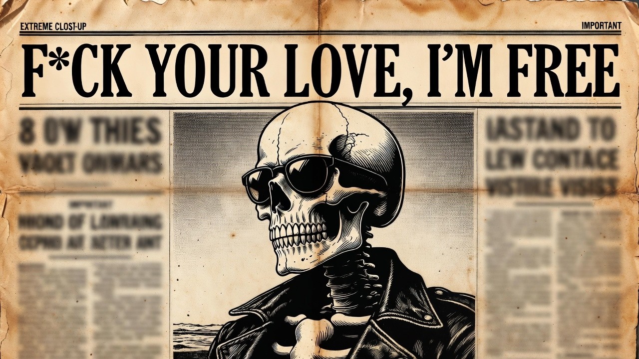 F*CK YOUR LOVE, I&rsquo;M FREE 🤠 Outlaw Country Anthem | Dark Western Rock (Ride Alone)