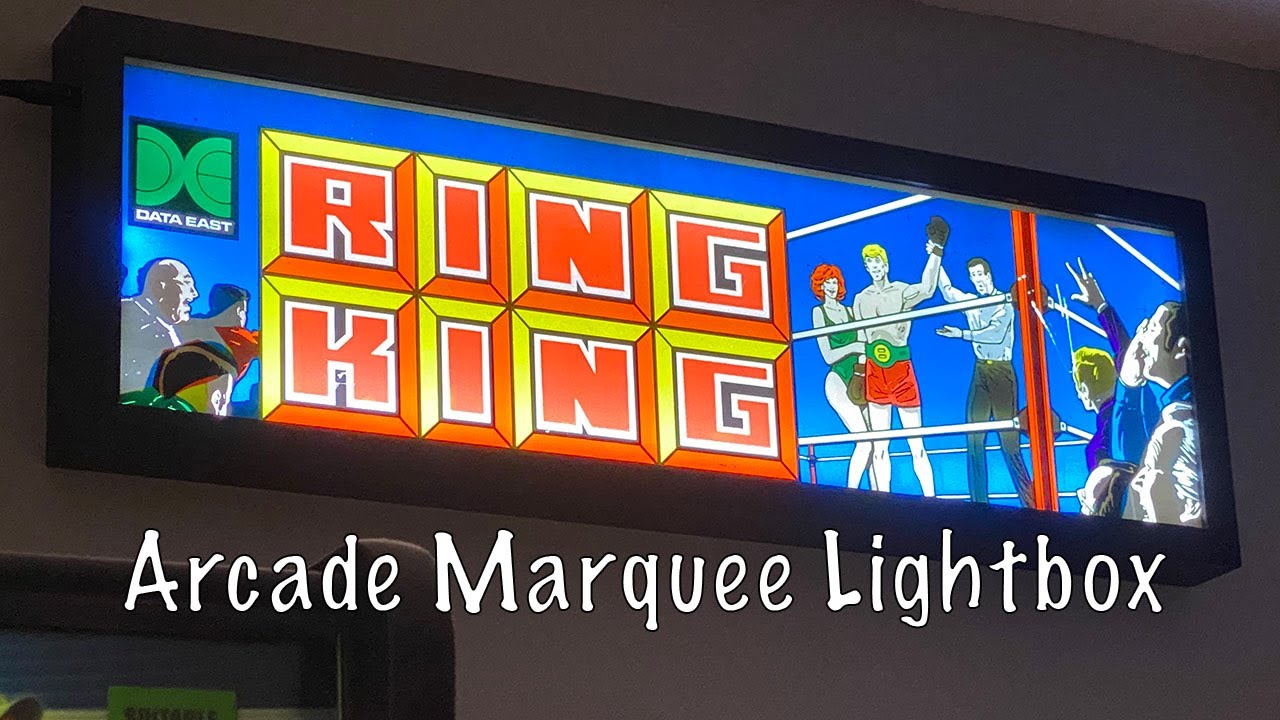 Arcade Marquee Lightbox