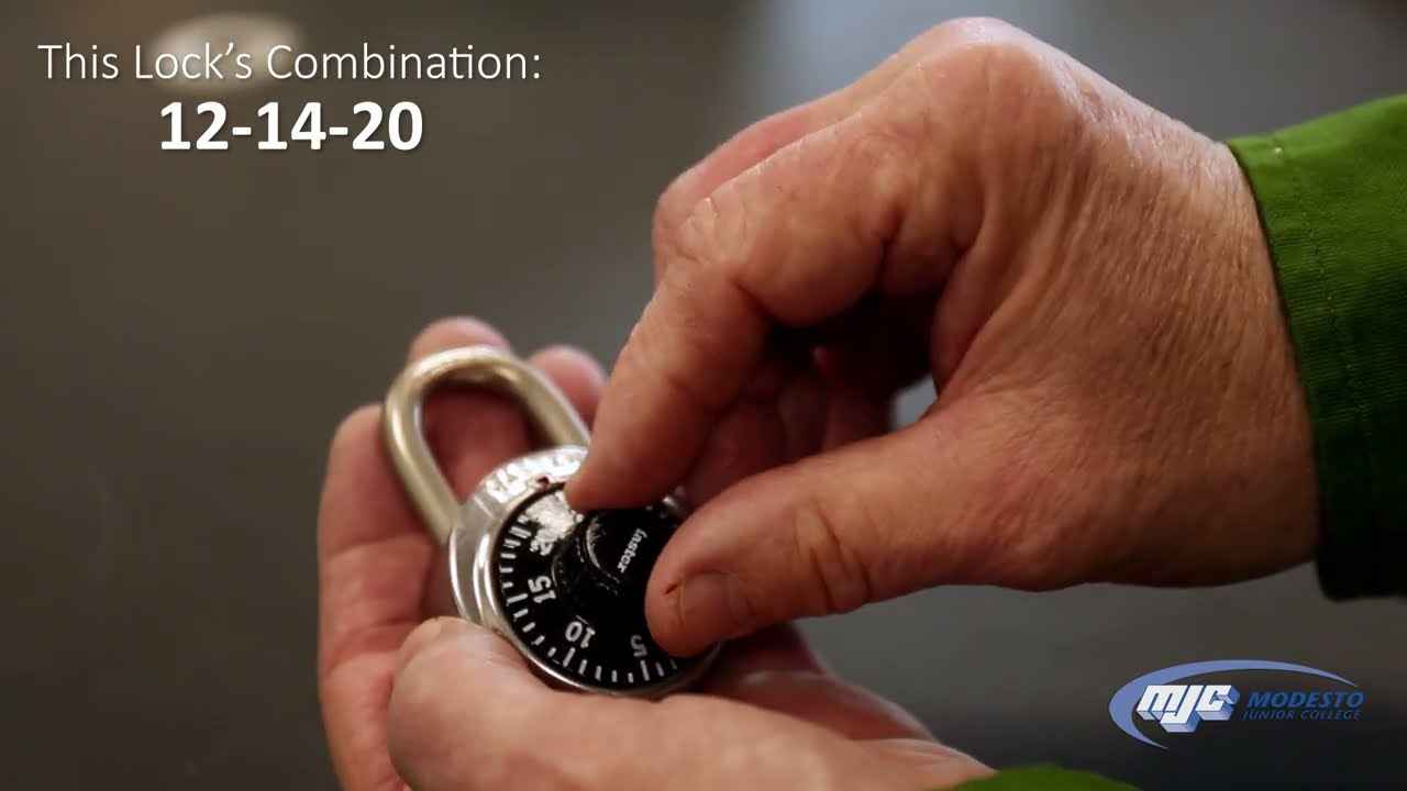 MJC Chemistry: Opening A Combination Lock